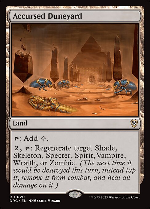 Accursed Duneyard [Foil]