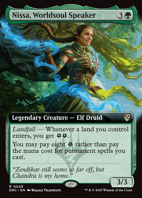 Nissa, Worldsoul Speaker [Extended Artwork]