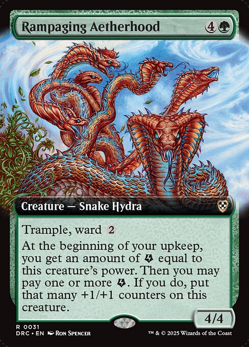 Rampaging Aetherhood [Extended Artwork Foil]