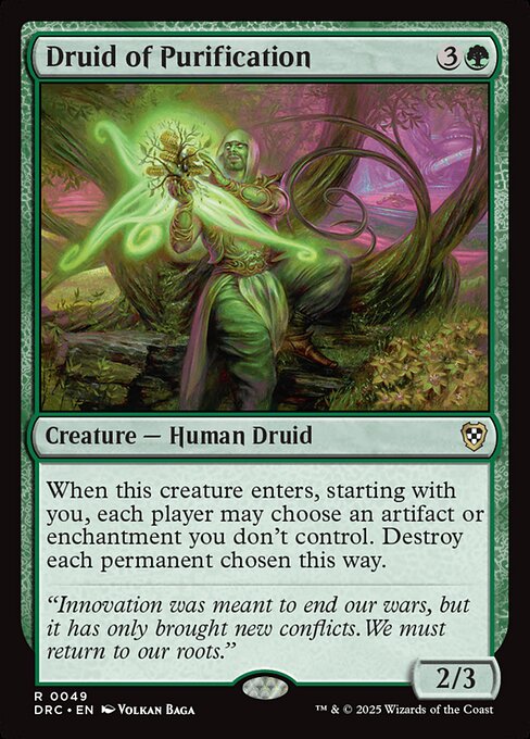 Druid of Purification [Foil]