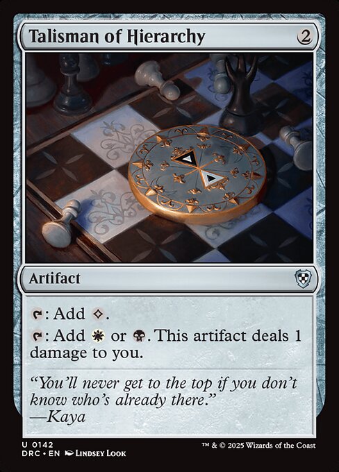 Talisman of Hierarchy [Foil]