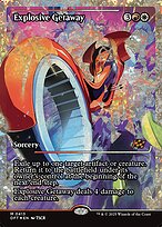 Explosive Getaway [Borderless Foil]