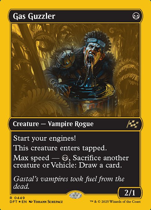 Gas Guzzler [First Place Foil]