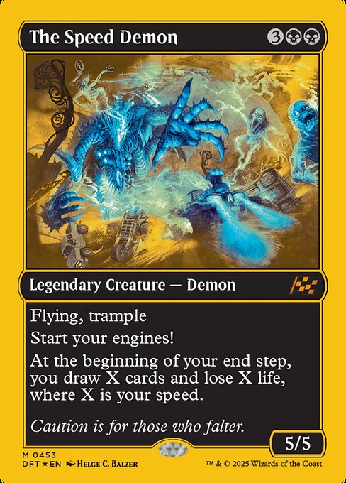 The Speed Demon [First Place Foil]