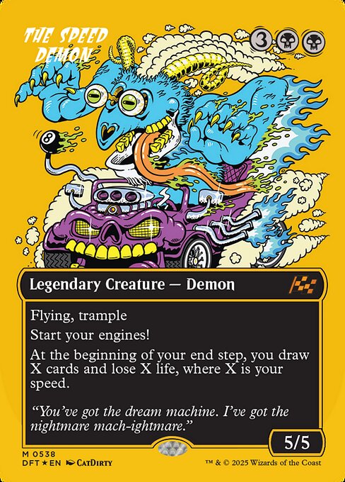 The Speed Demon [Borderless First Place Foil]