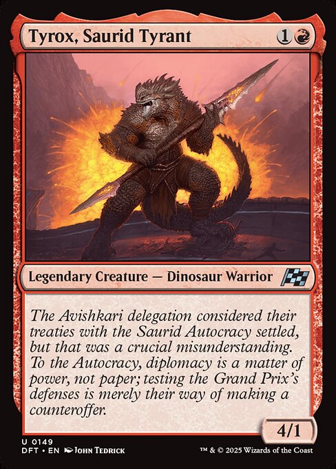 Tyrox, Saurid Tyrant [Foil]