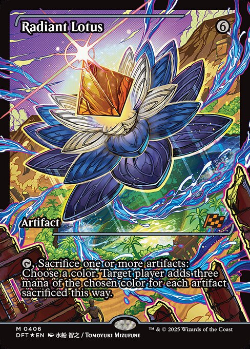Radiant Lotus [Borderless Foil]