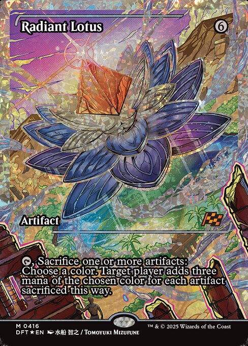 Radiant Lotus [Borderless Foil]