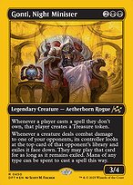 Gonti, Night Minister [Borderless First Place Foil]