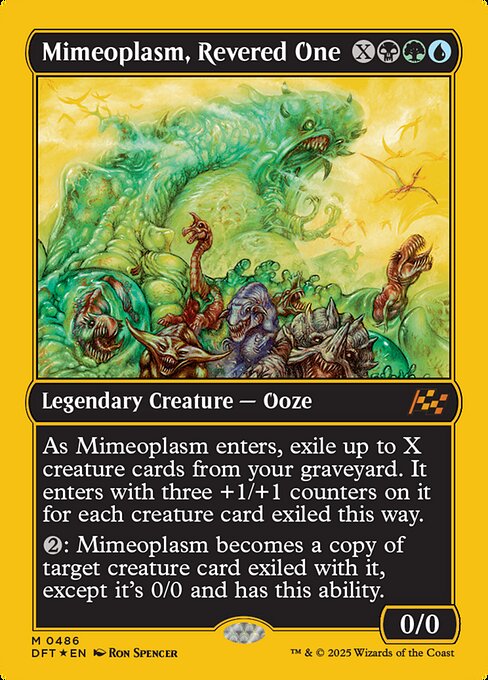 Mimeoplasm, Revered One [First Place Foil]