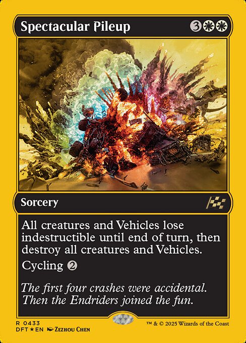 Spectacular Pileup [First Place Foil]