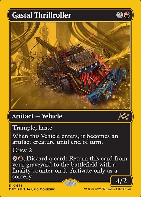 Gastal Thrillroller [First Place Foil]