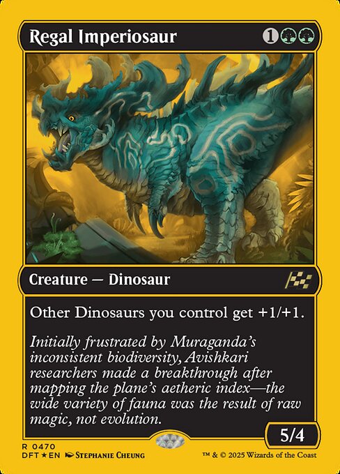 Regal Imperiosaur [First Place Foil]
