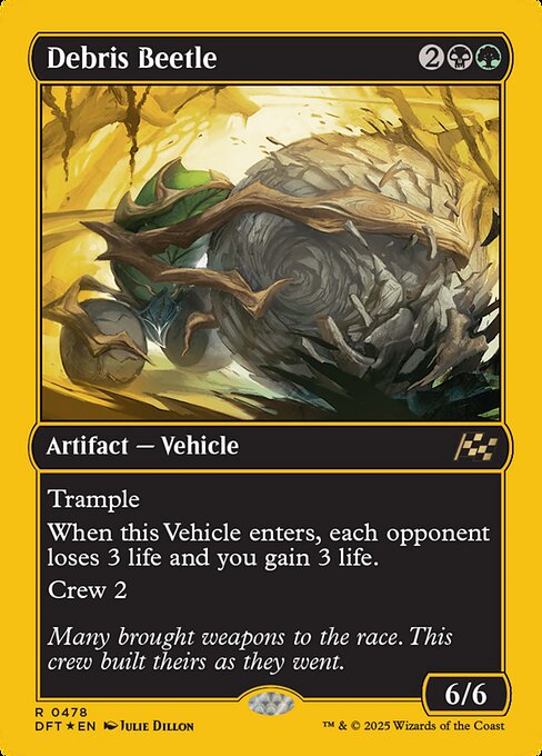 Debris Beetle [First Place Foil]