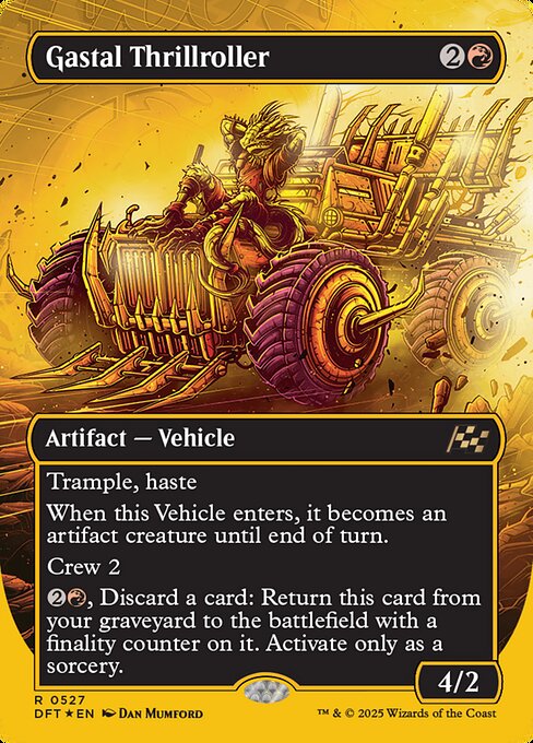Gastal Thrillroller [Borderless First Place Foil]