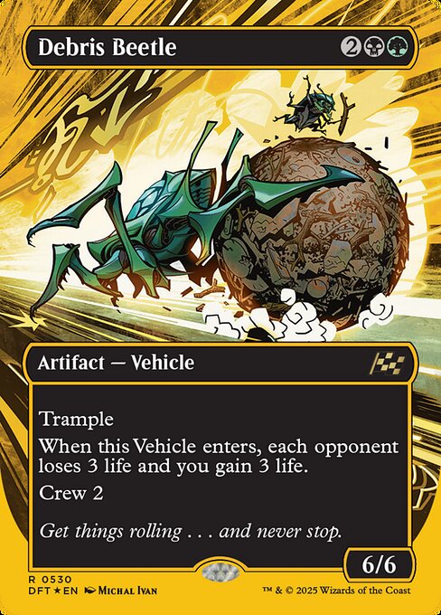 Debris Beetle [First Place Foil]