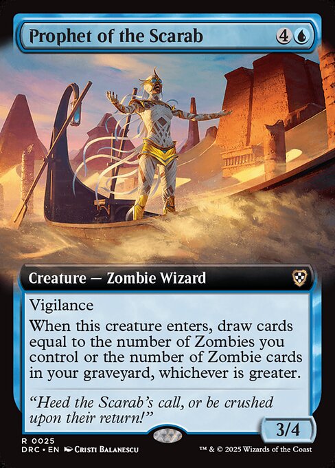 Prophet of the Scarab [Extended Artwork Foil]