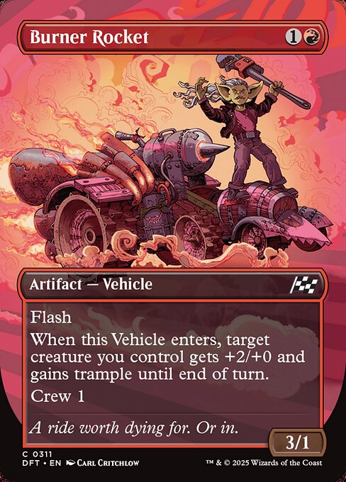 Burner Rocket [Borderless Foil]