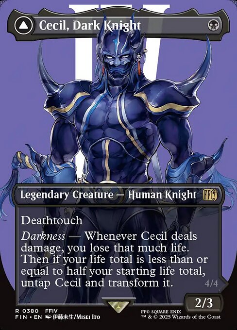 Cecil, Dark Knight // Cecil, Redeemed Paladin [Character Card]