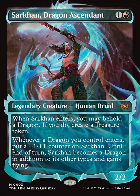 Sarkhan, Dragon Ascendant [Ghostfire Foil]
