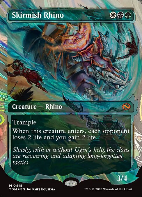 Skirmish Rhino [Japanese Ghostfire Halo Foil]