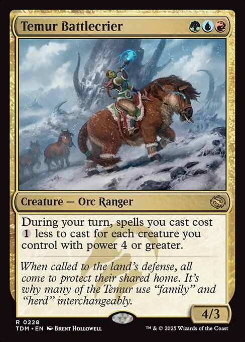 Temur Battlecrier [Foil]