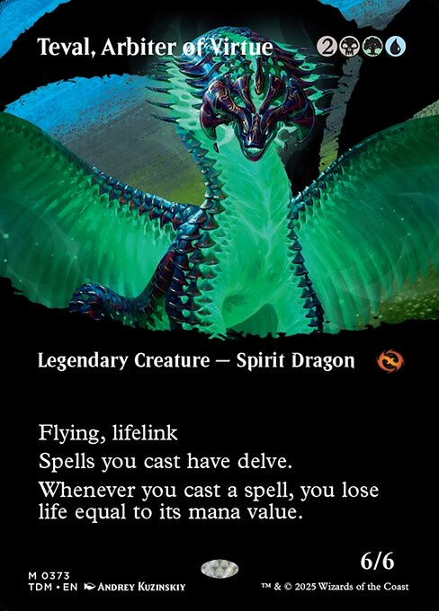 Teval, Arbiter of Virtue [Borderless Foil]