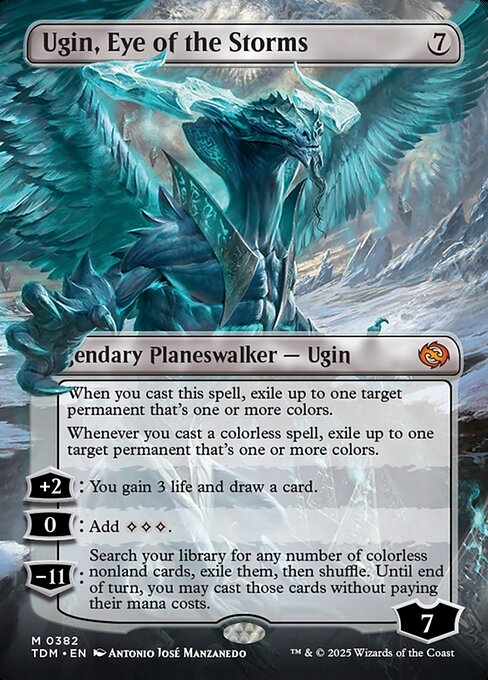 Ugin, Eye of the Storms [Borderless Foil]