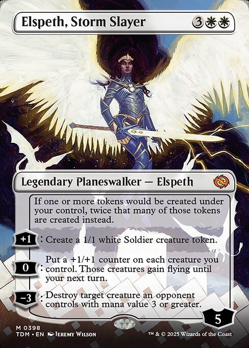 Elspeth, Storm Slayer [Borderless Foil]