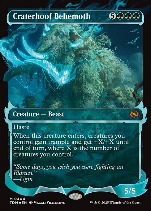 Craterhoof Behemoth [Japanese Ghostfire Foil]