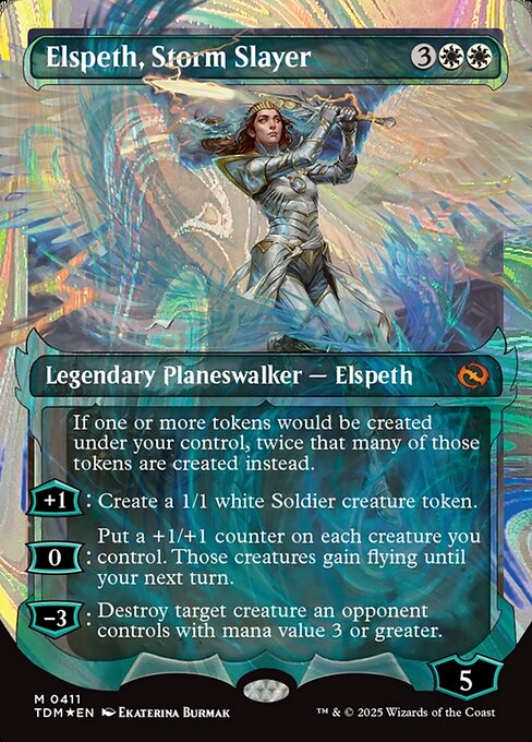 Elspeth, Storm Slayer [Japanese Ghostfire Halo Foil]