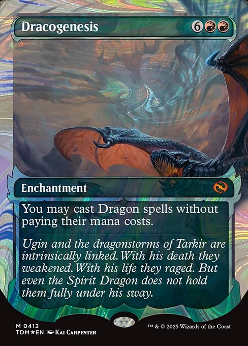 Dracogenesis [Japanese Ghostfire Halo Foil]