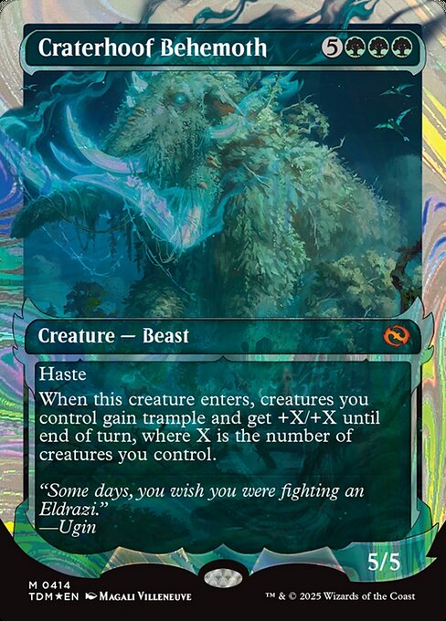 Craterhoof Behemoth [Ghostfire Halo Foil]