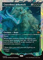 Craterhoof Behemoth [Ghostfire Halo Foil]