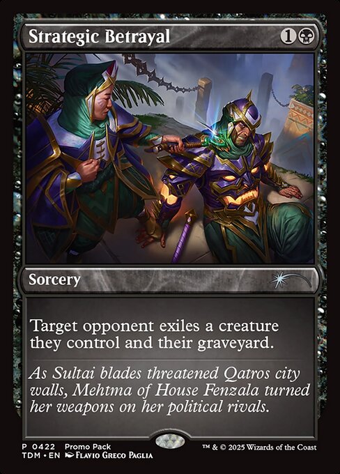Strategic Betrayal [Promo Foil]