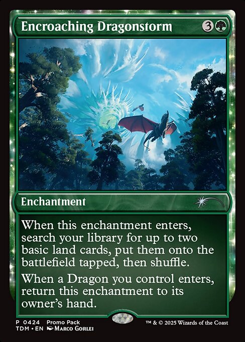 Encroaching Dragonstorm [Promo Foil]