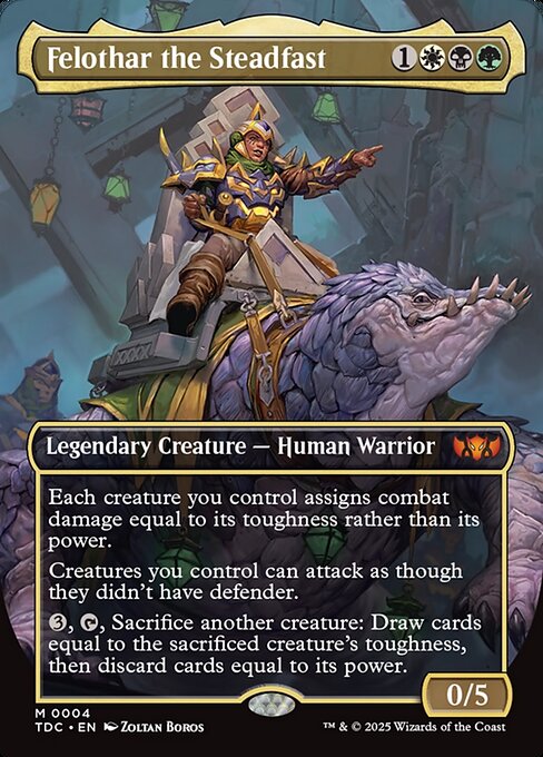 Felothar the Steadfast [Borderless Foil]