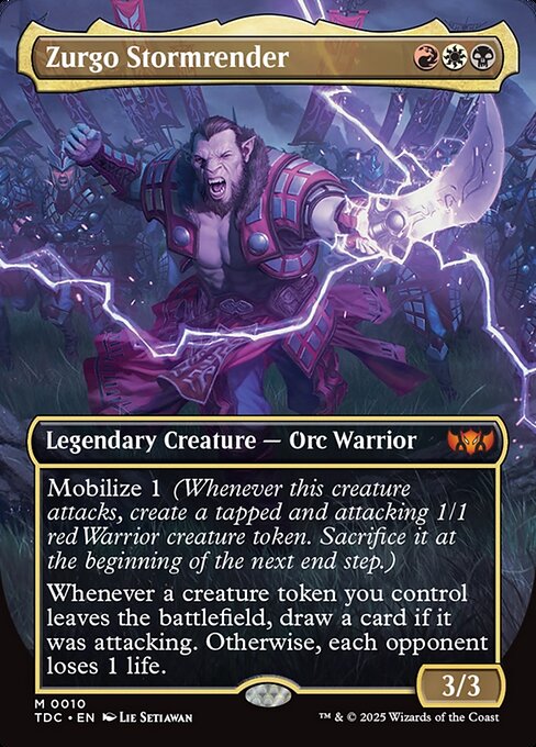 Zurgo Stormrender [Borderless Foil]