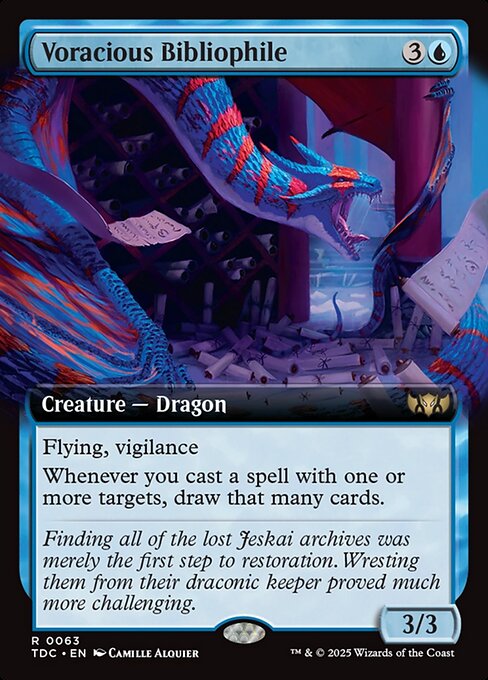 Voracious Bibliophile [Extended Artwork Foil]