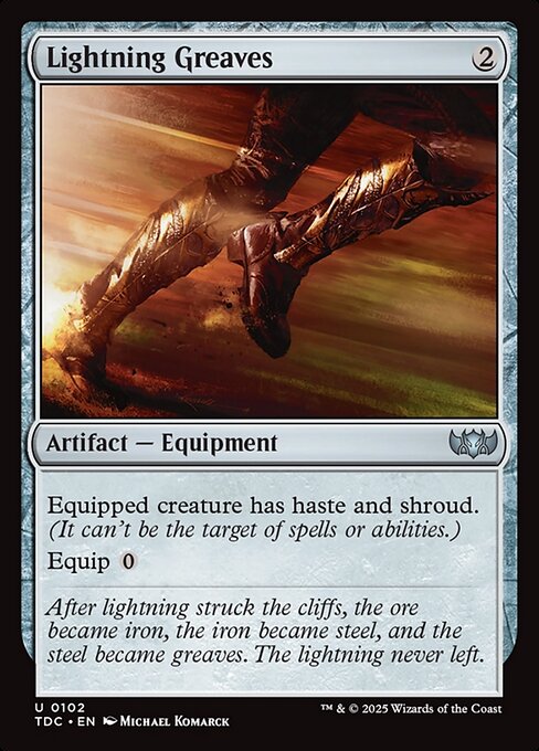 Lightning Greaves [Foil]