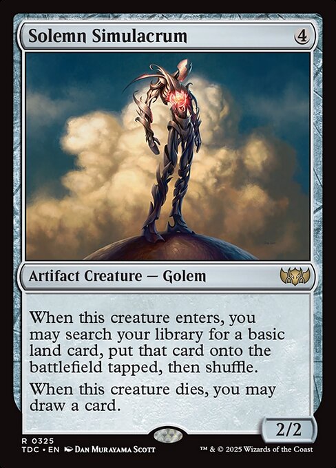 Solemn Simulacrum [Foil]
