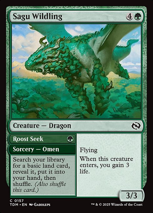 Sagu Wildling // Roost Seek [Foil]