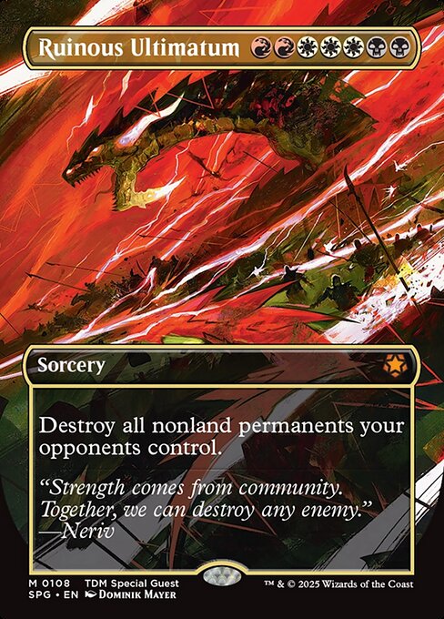 Ruinous Ultimatum [Borderless Foil]