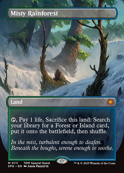 Misty Rainforest [Borderless Foil]