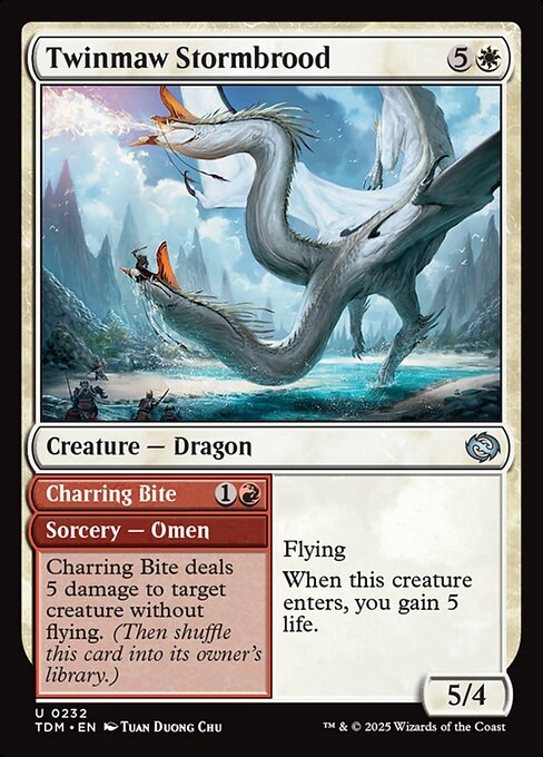Twinmaw Stormbrood // Charring Bite [Foil]