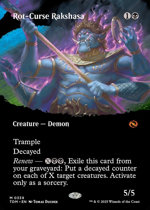 Rot-Curse Rakshasa [Showcase Foil]