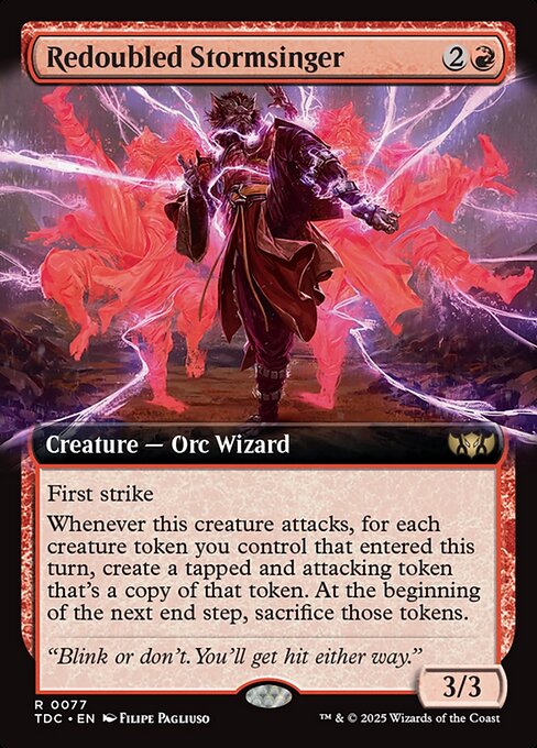 Redoubled Stormsinger [Extended Artwork]