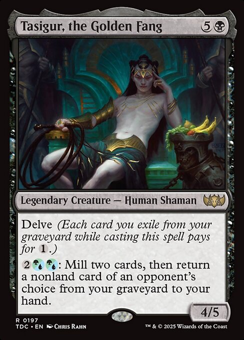 Tasigur, the Golden Fang [Foil]