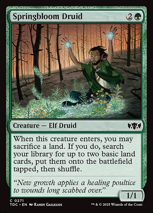 Springbloom Druid [Foil]