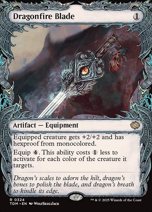 Dragonfire Blade [Showcase Foil]